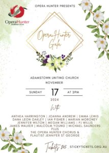 Opera Hunter presents a GALA at Adamstown Uniting Church